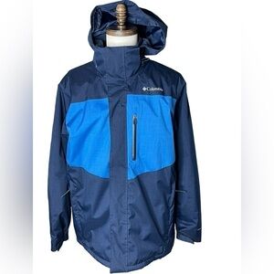 Columbia Men's Blue Hooded Jacket